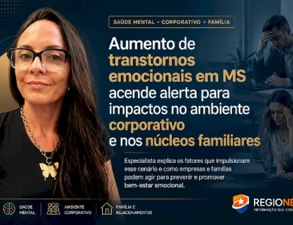 Sirlene Campos aponta critérios clínicos para identificação precoce de esgotamento psicológico e manejo de crises em Campo Grande
